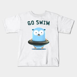 Go Swim for Male Kids T-Shirt